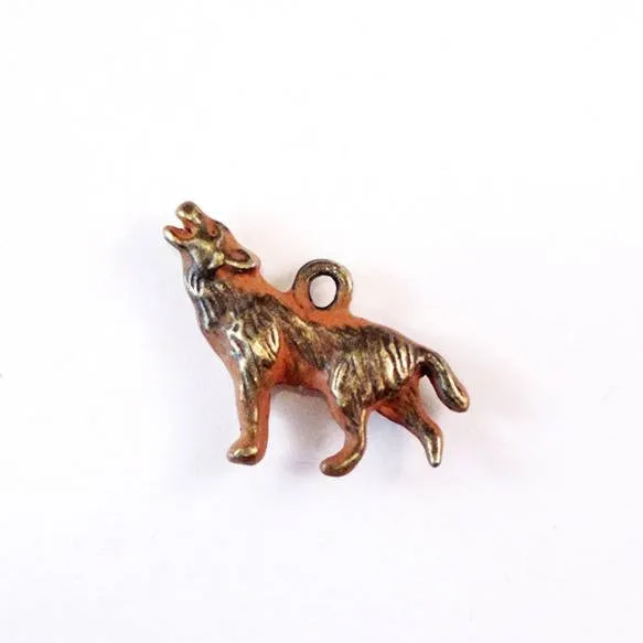 Wolf Charm Bracelet or Necklace